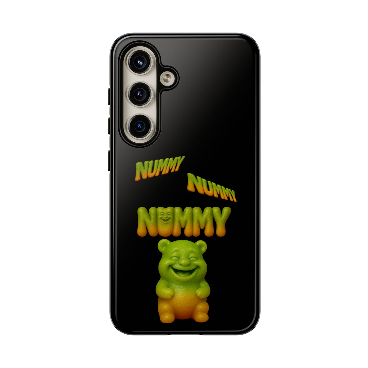 Nummy Gummy Phone Case — Cute Retro Green Gummy Bear Protective Case