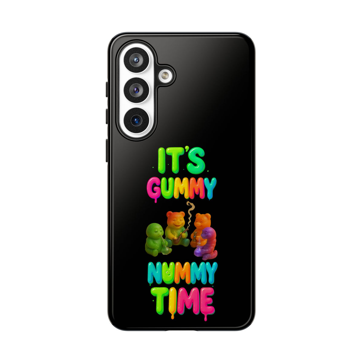 It's Gummy Nummy Time Phone Case — Colorful Gummy Bears Protective Case