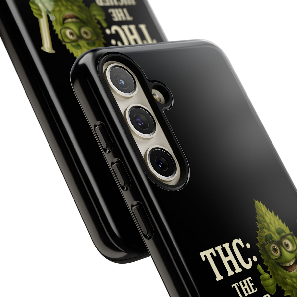 THC The Higher Curriculum Phone Case – Funny Cannabis Nug Cartoon iPhone Case