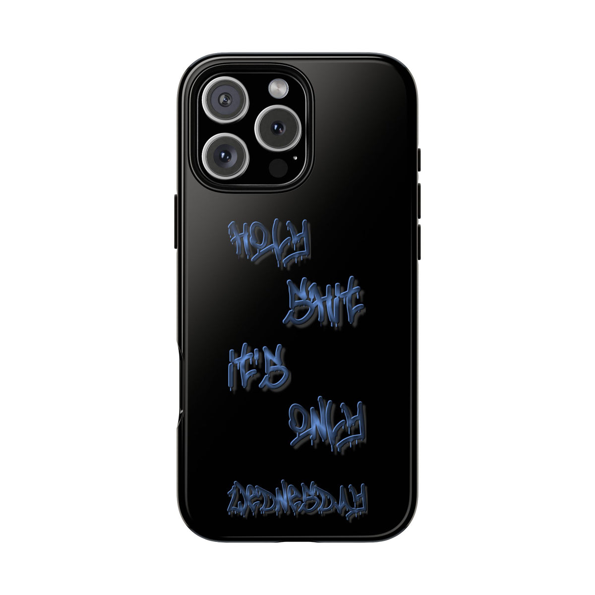 Phone Case — Blue Neon Graffiti "Tough Cases" Protective Cover