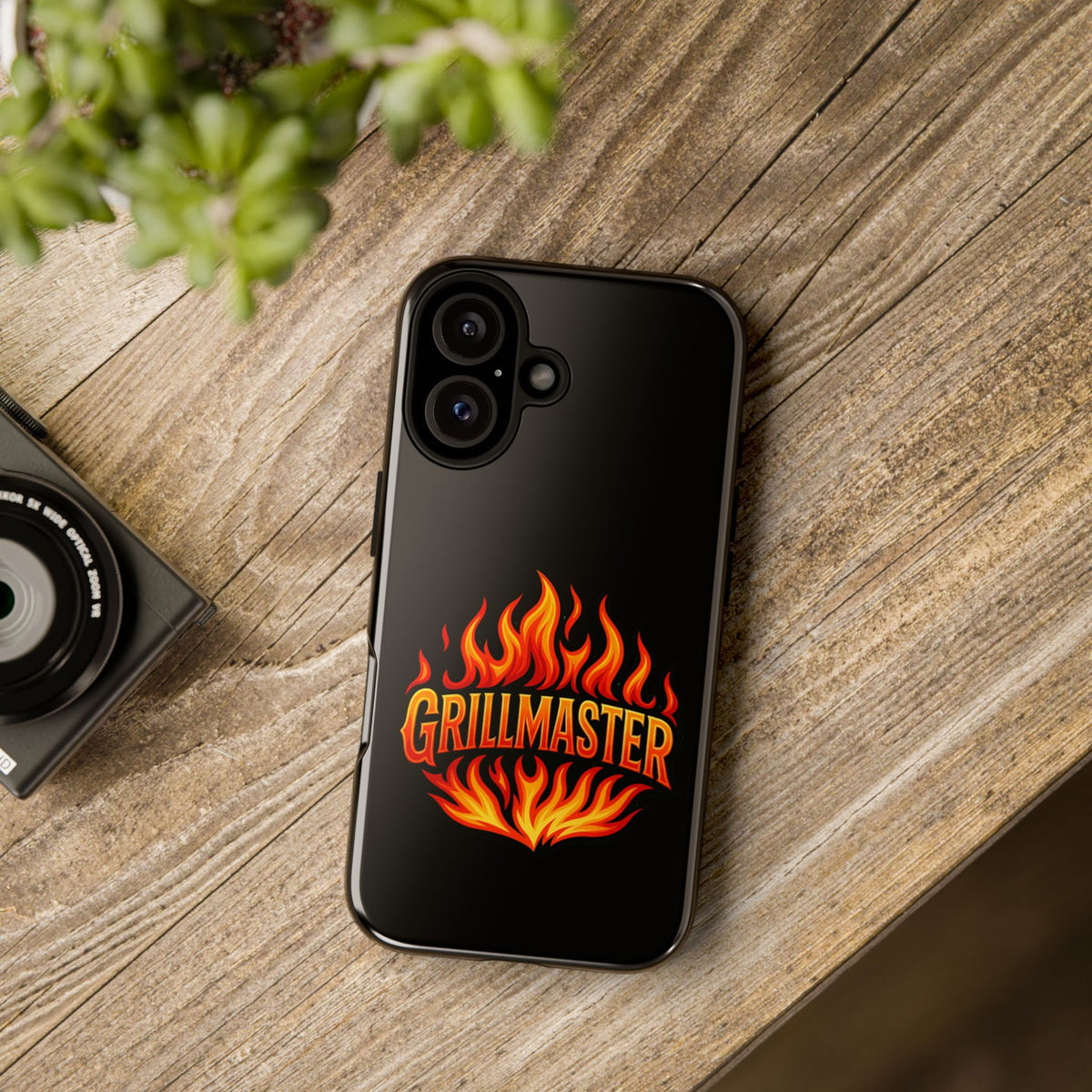 Grillmaster Phone Case — Flame Logo Protective iPhone Cover