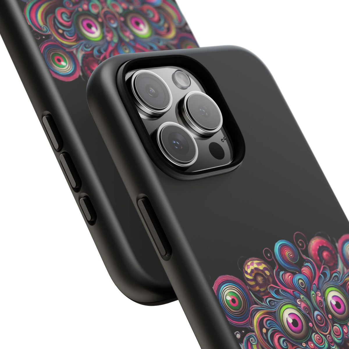 Psychedelic Smiling Eye Cluster Phone Case