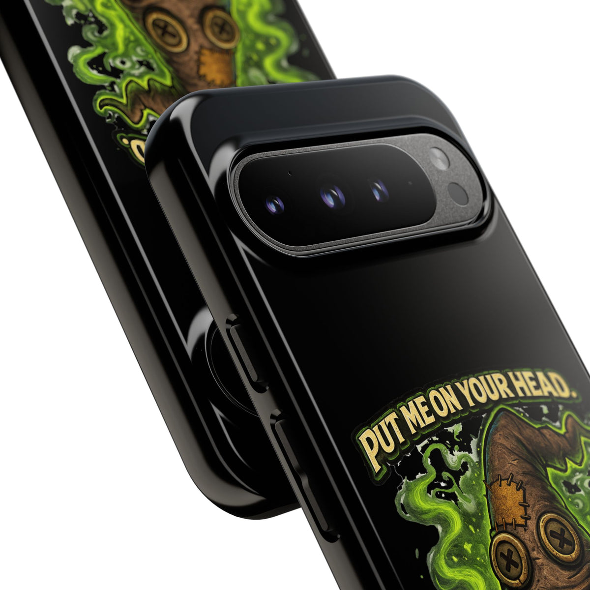 Phone Case — “Put Me On Your Head, I Double Dare You” Scary Witch Hat Design