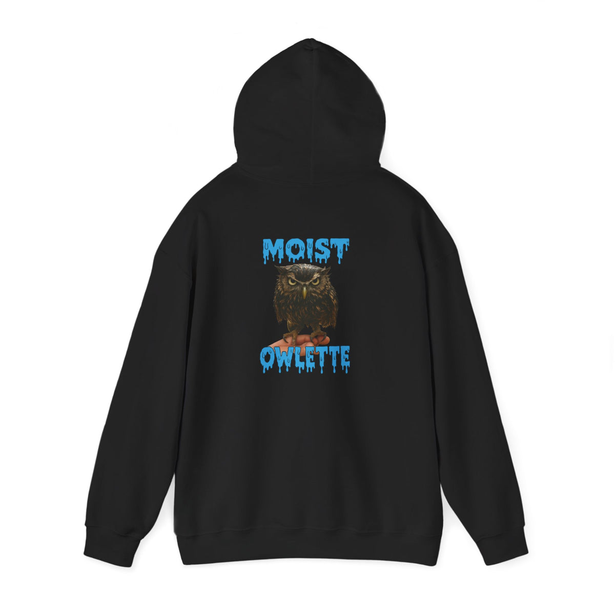 Owl Graphic Hoodie – “Must Owelette” Retro Drip Design