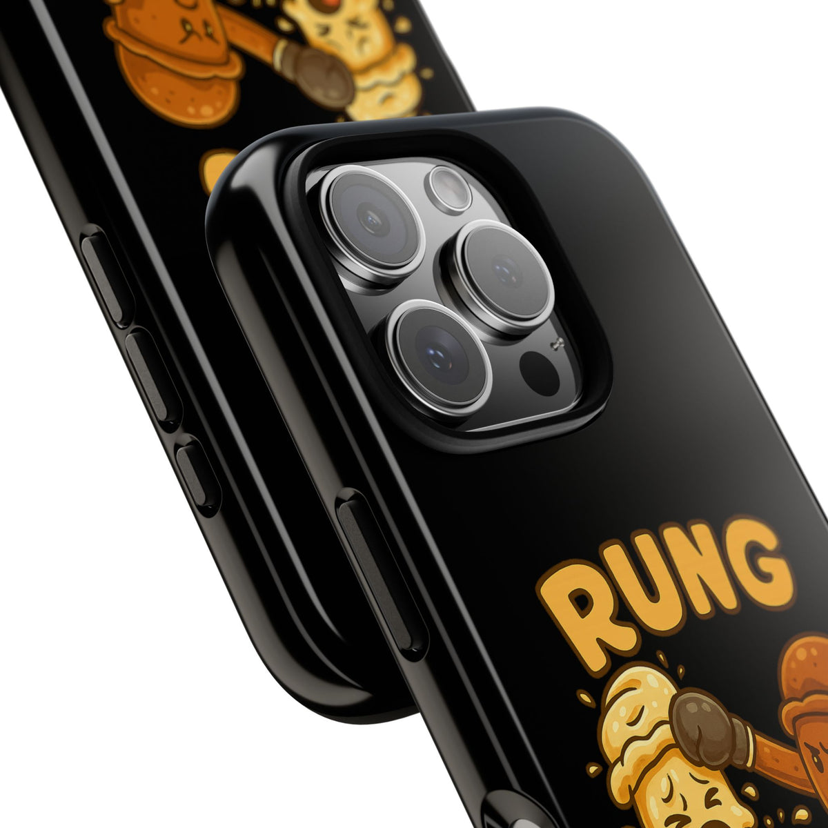 Phone Case — "Rung Bell" Boxing Cartoon Protective Cover