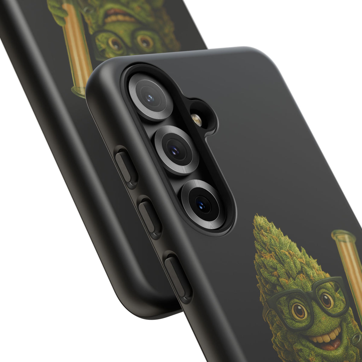 Phone Case — "Educated. Medicated. Elevated." Cute Bud Scientist Design