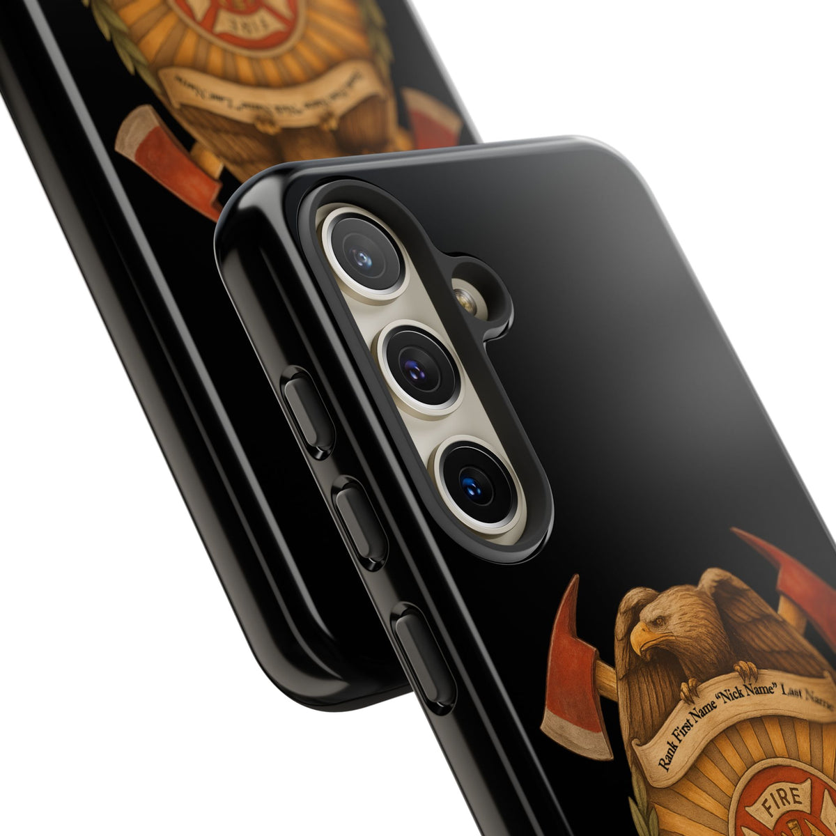 Firefighter Badge Phone Case — Tough Cases Customizable Emblem Design