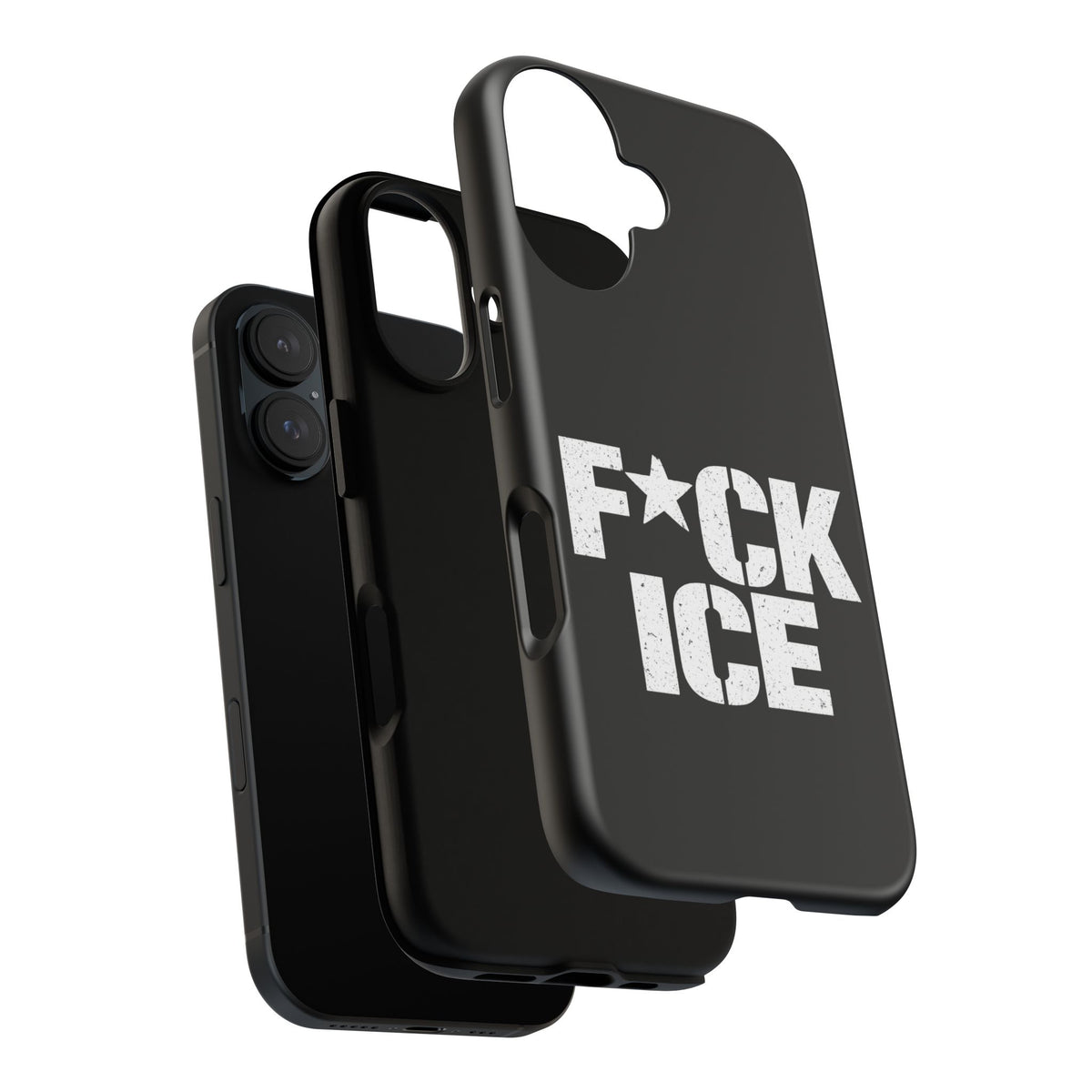 Phone Case — “F*CK ICE” Bold Protest Protective Cover