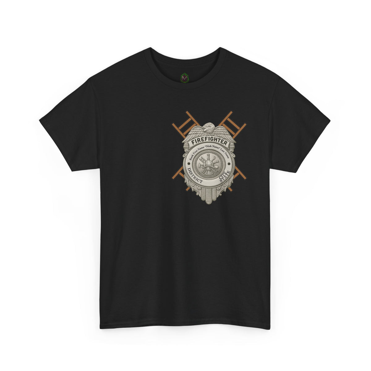 Strength in the Smoke – Courage Firefighter Tee