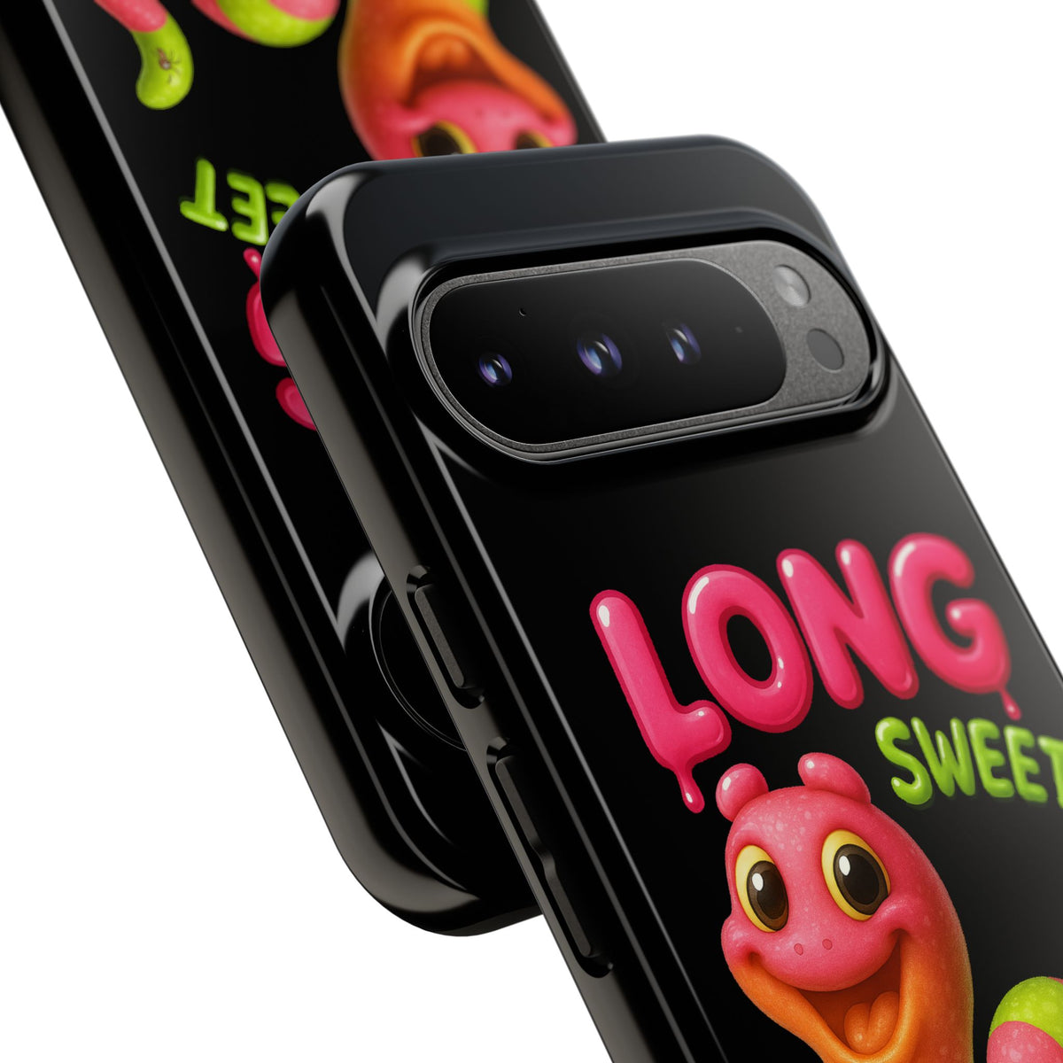 Phone Case — "Long Sweet Sticky" Cute Candy Snake Protective Case
