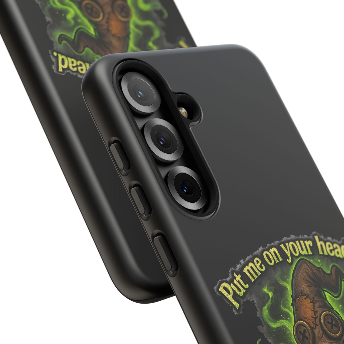 Phone Case — 'Put Me On Your Head, I Double Dare You' Witch Hat Horror Design