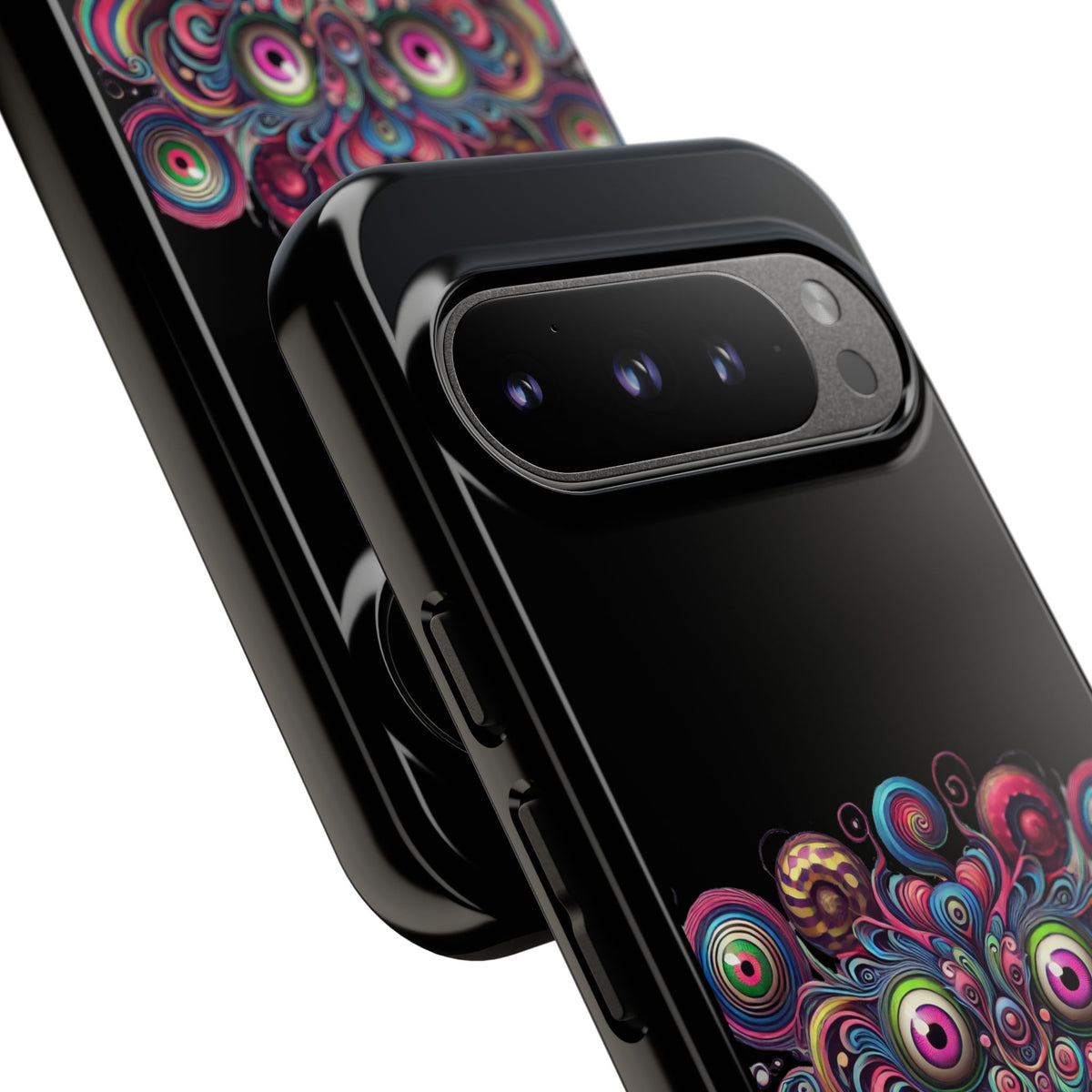 Psychedelic Smiling Eye Cluster Phone Case