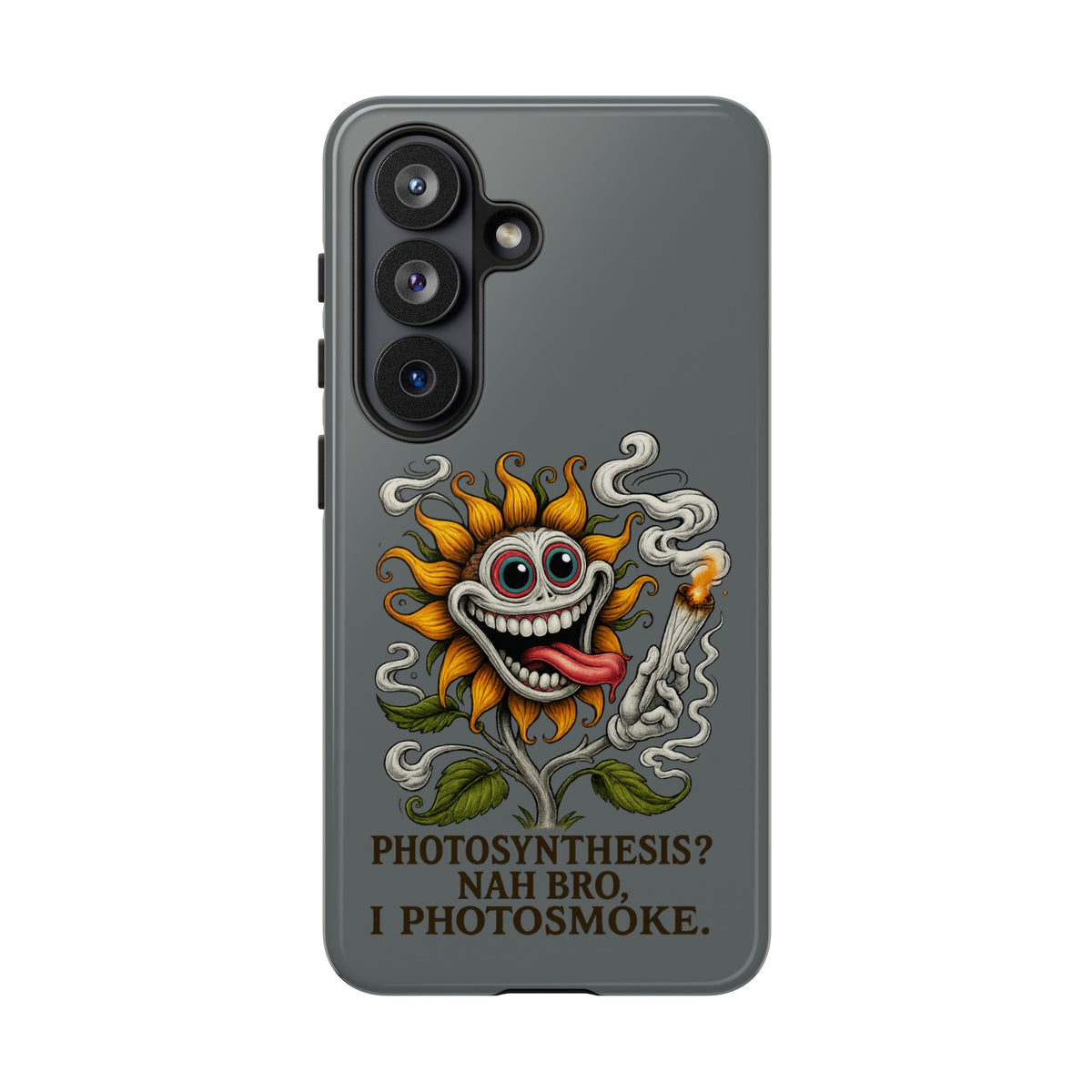 Photosmoke Sunflower Phone Case — Funny Stoner Botanical iPhone Cover