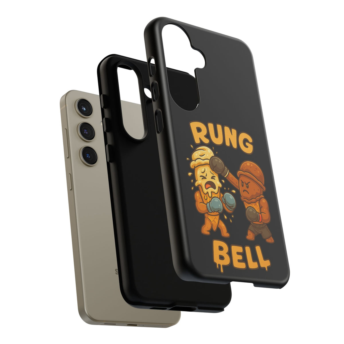 Phone Case — "Rung Bell" Boxing Cartoon Protective Cover