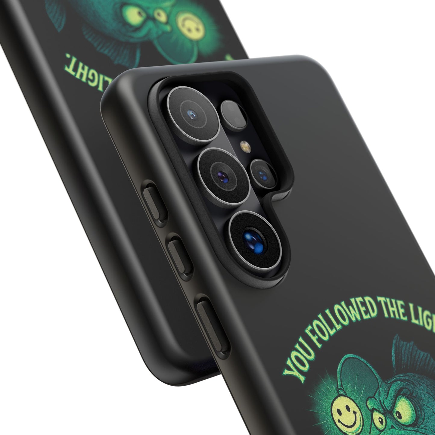 Anglerfish Phone Case – “You Followed The Light, That’s On You” Glow Horror Protective Case
