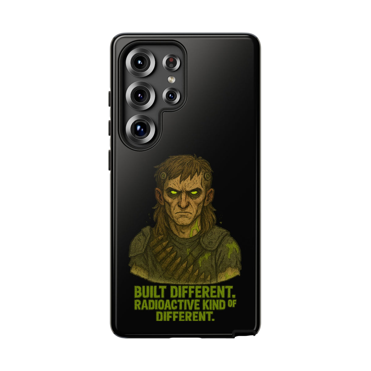 Phone Case — "Built Different, Radioactive Kind of Different" Mutant Design