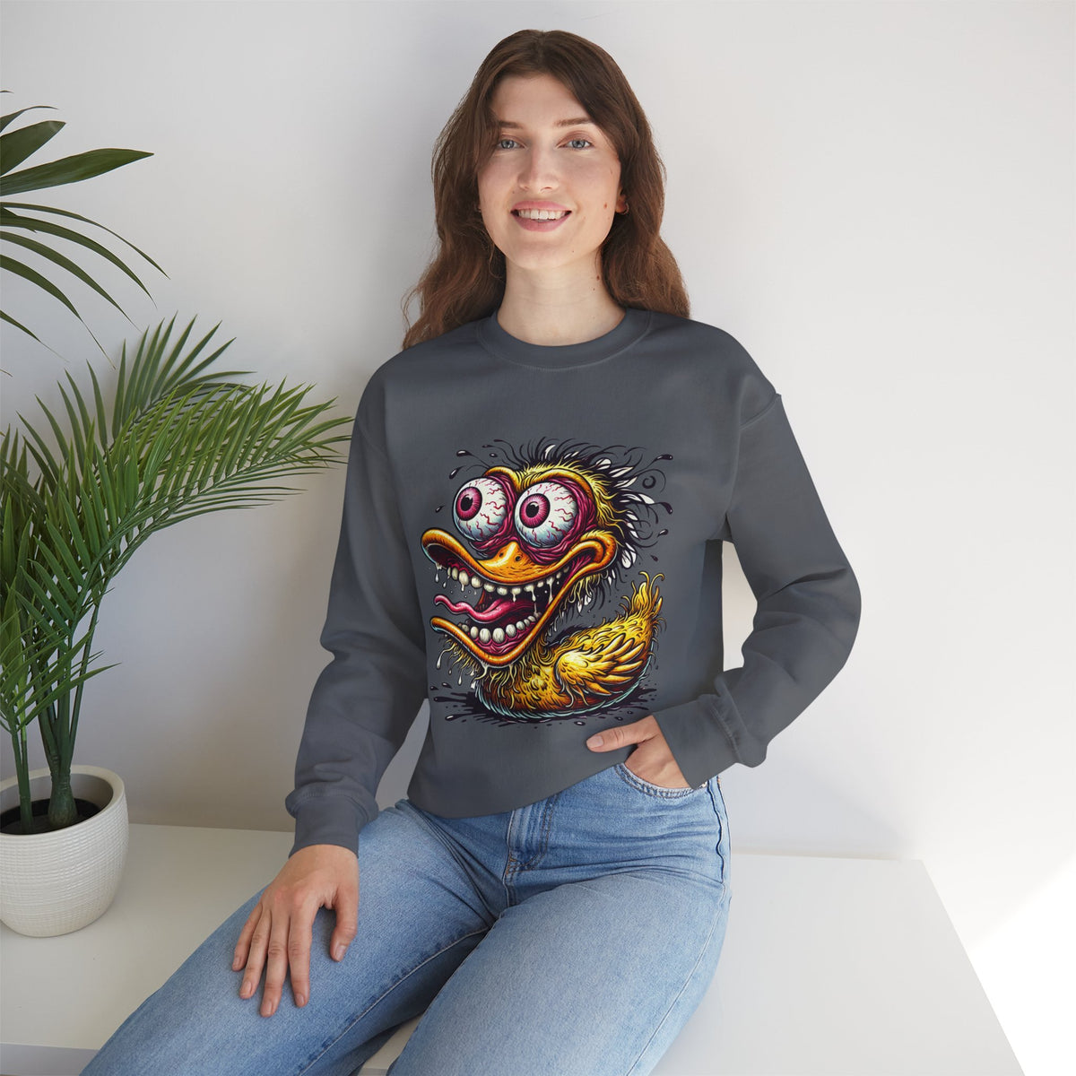 Psycho Duck Crewneck Sweatshirt