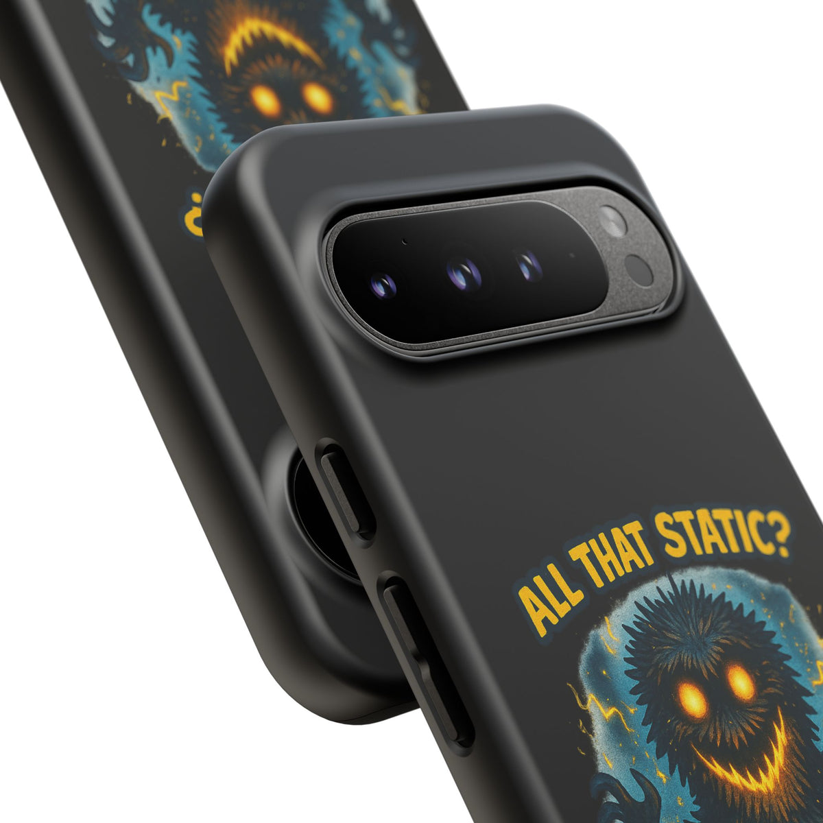 Phone Case — 'All That Static? That's Me Charging Up' Cute Monster Protective Case