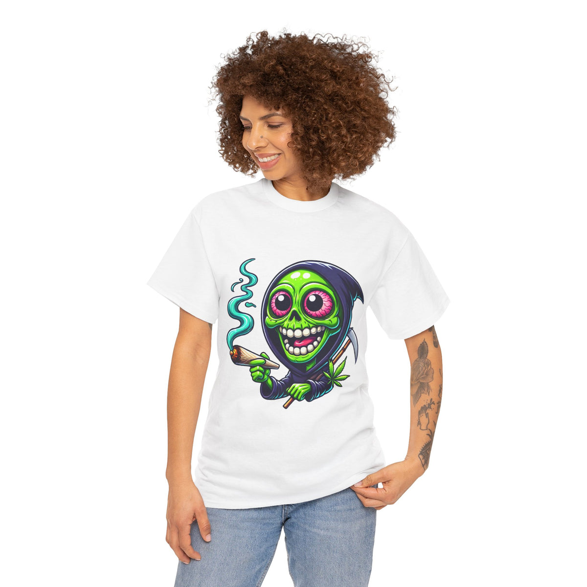 "Grim Reefer" Funny Weed T-Shirt