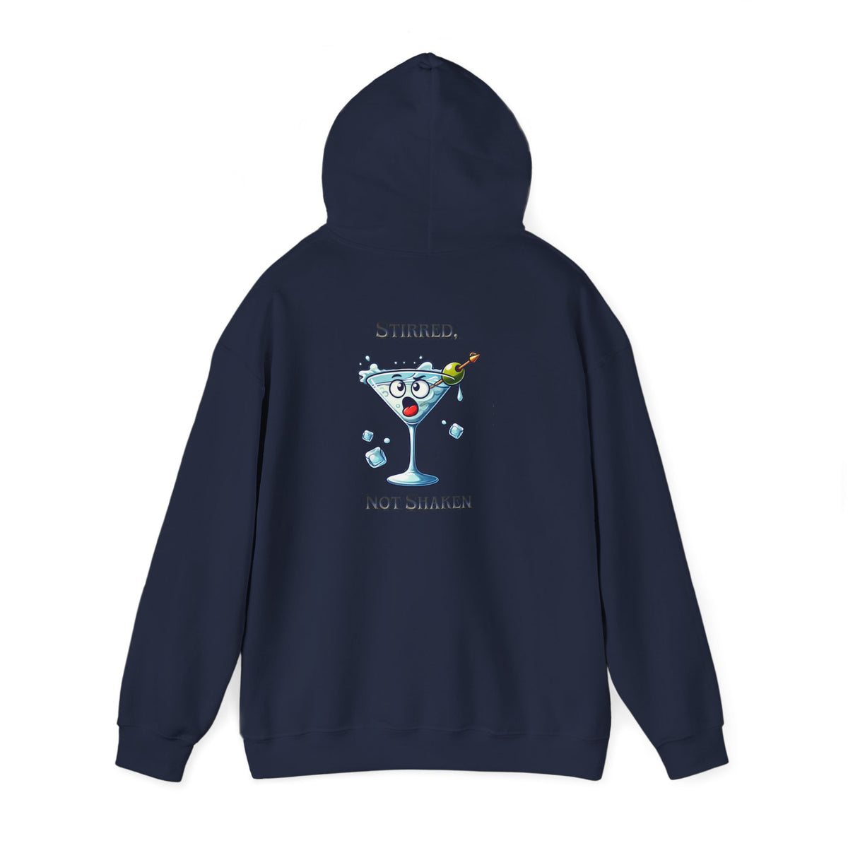 Not Shaken Martini Hoodie – Cute Cocktail Graphic Hooded Sweatshirt