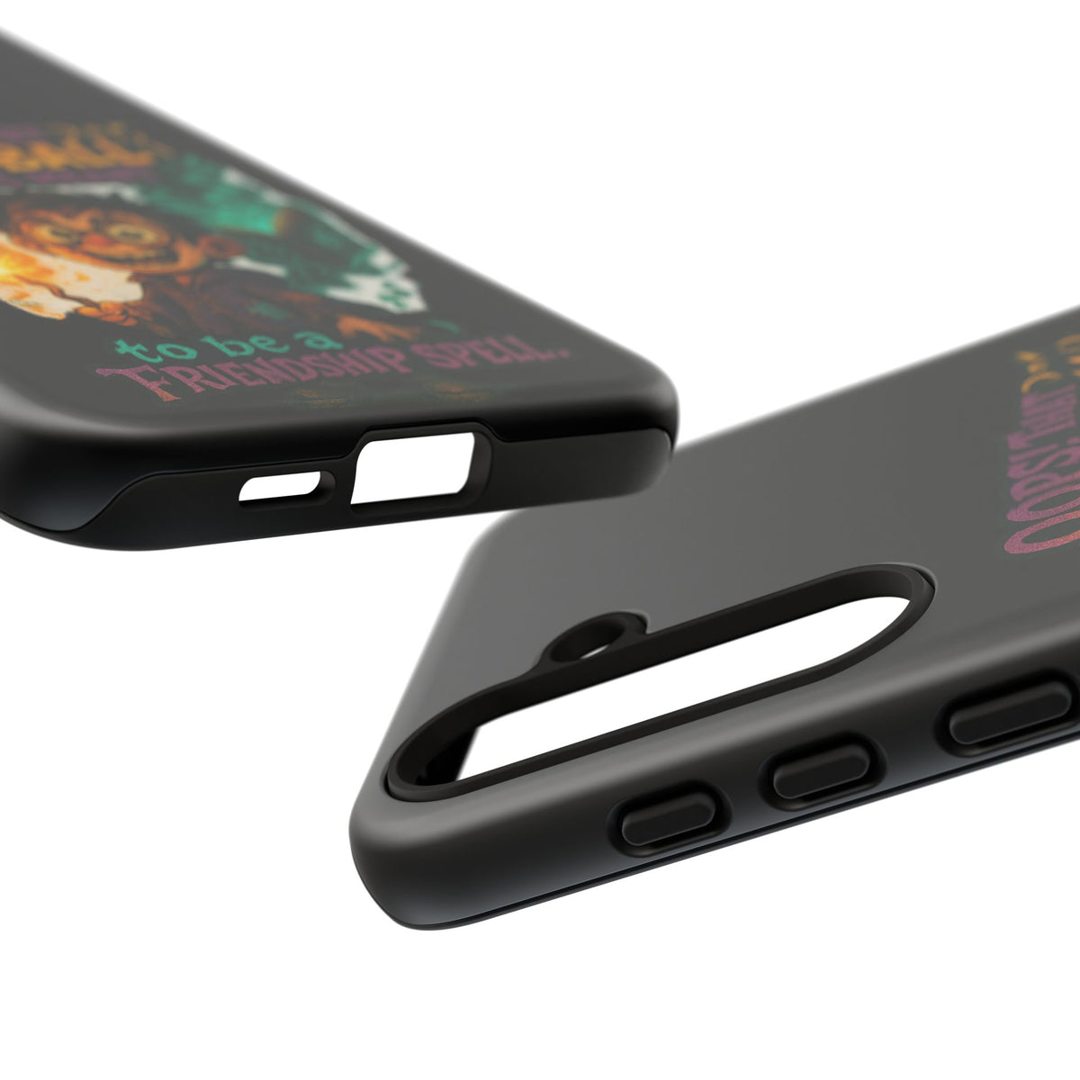 Phone Case — "Oops! That Fireball Was Meant to Be a Friendship Spell" Cute Fantasy Wizard Design