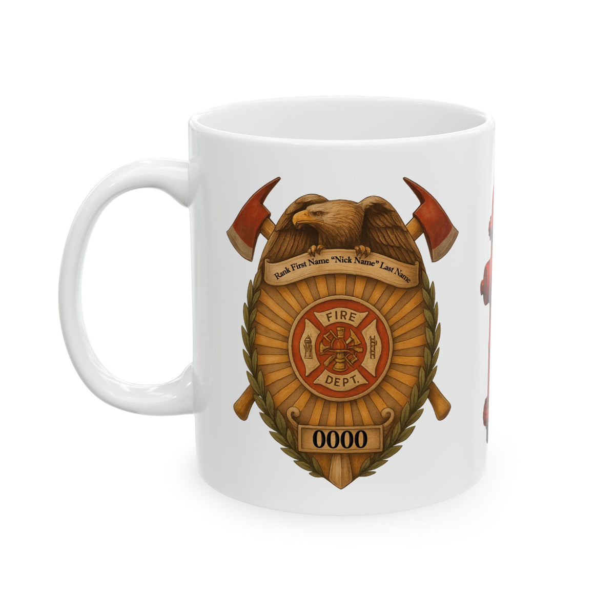 Not All Heroes Stand Tall – Firefighter PTSD Awareness Mug