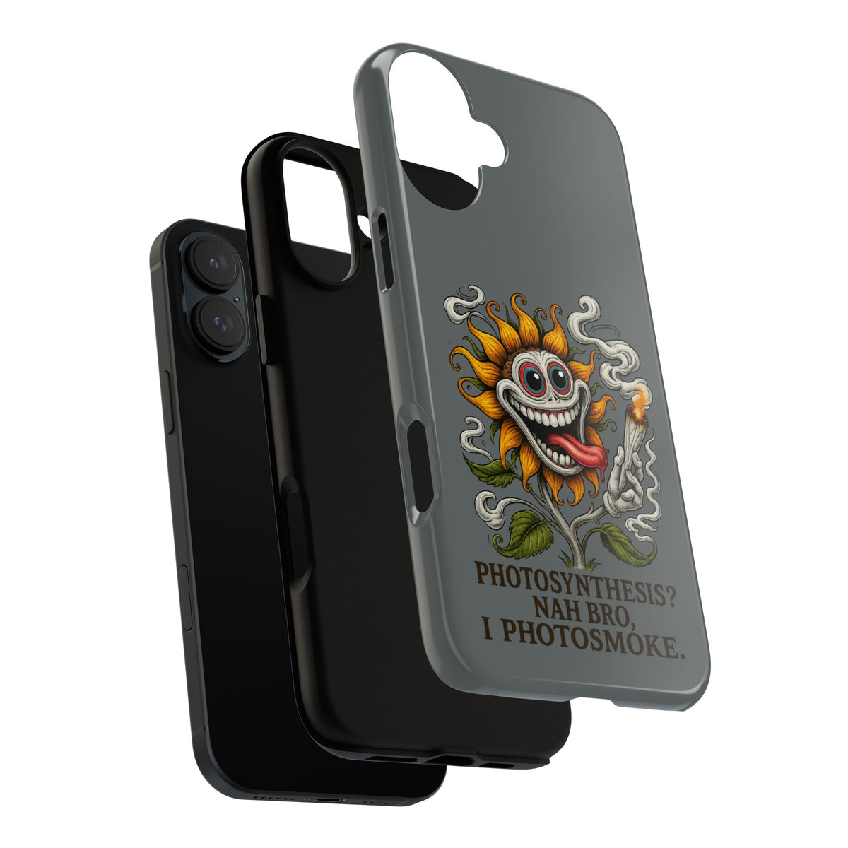 Photosmoke Sunflower Phone Case — Funny Stoner Botanical iPhone Cover