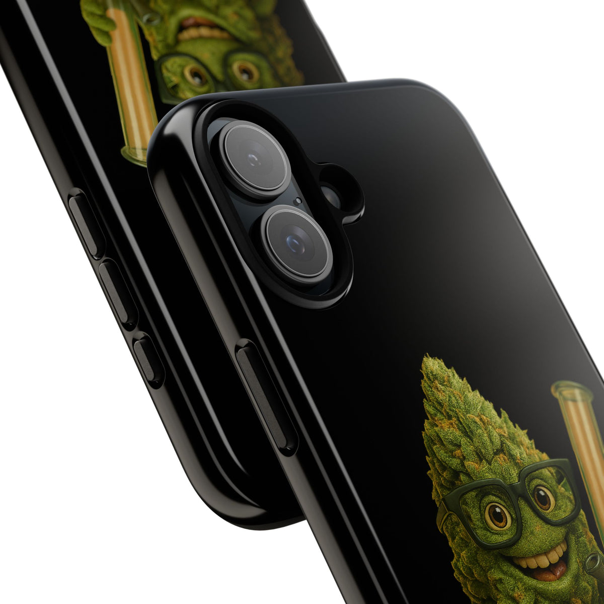 Phone Case — "Educated. Medicated. Elevated." Cute Bud Scientist Design