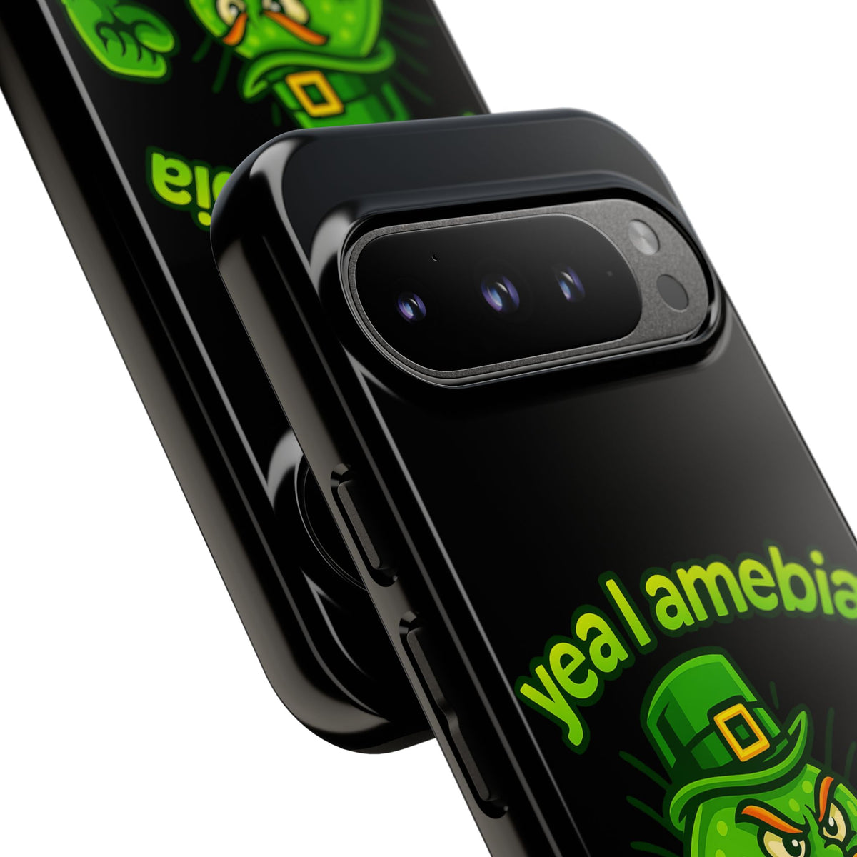 Phone Case – “Yea I Amebia, Amebia Your Face” St. Patrick’s Day Funny Amoeba Design