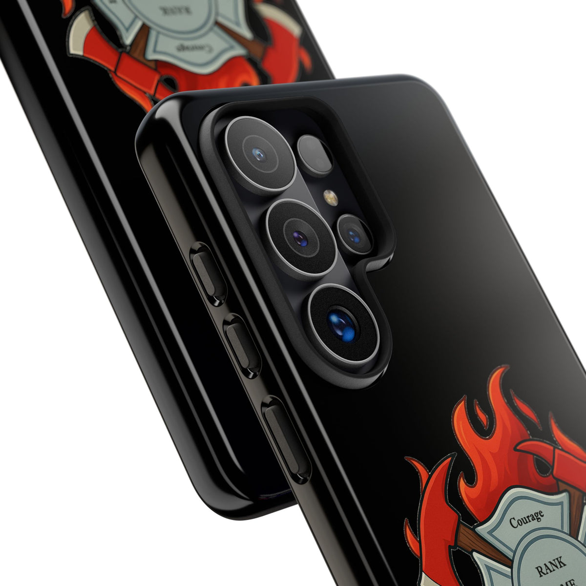 Firefighter Maltese Cross Phone Case — Custom Rank/Name/District Design