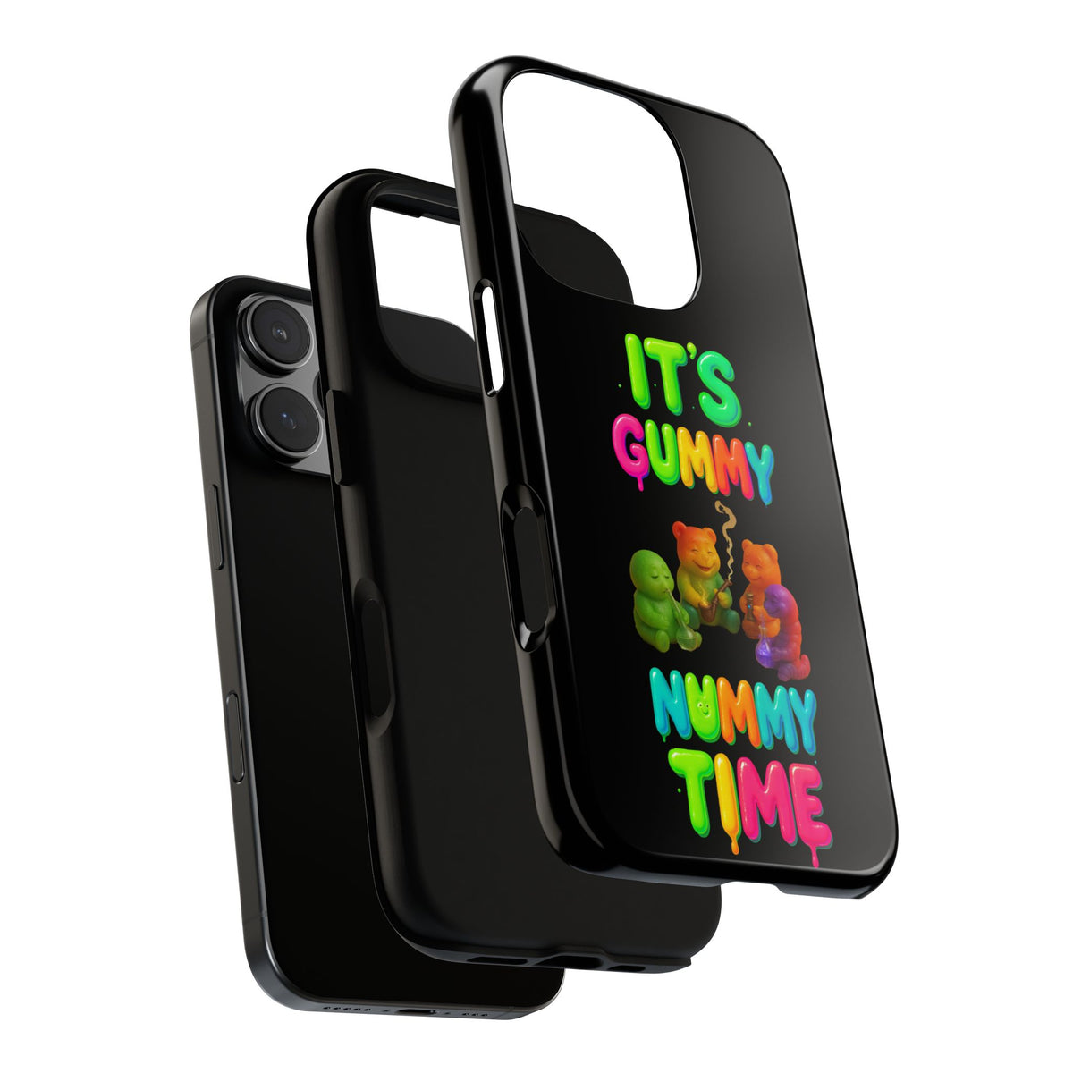 It's Gummy Nummy Time Phone Case — Colorful Gummy Bears Protective Case