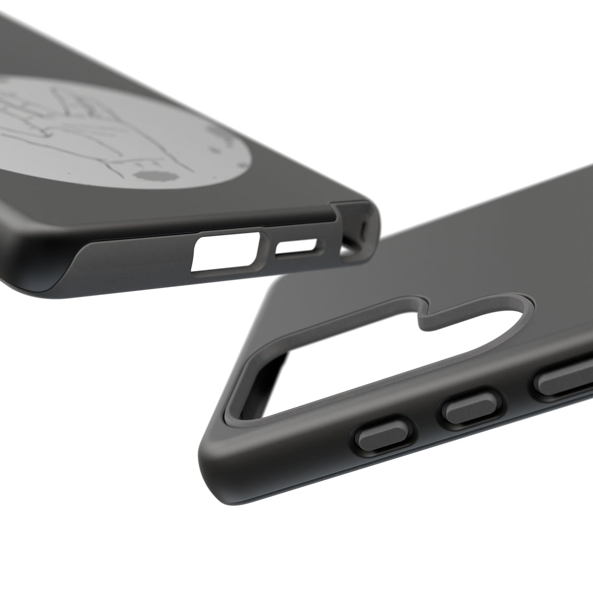 Spock Live Long Phone Case — Vulcan Salute Moon Graphic