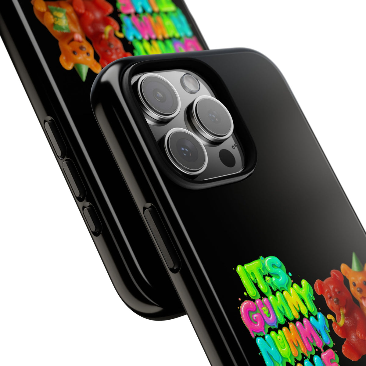 Phone Case — "It's Gummy Nummy Time" Colorful Gummy Bear Protective Case
