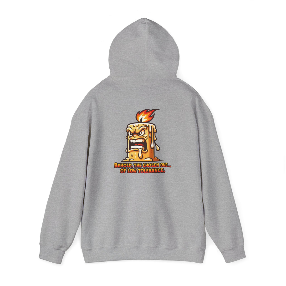 Hoodie — Spicy Candle Melt Comic Design (“Because I’m Candles and... My Tolerance”)