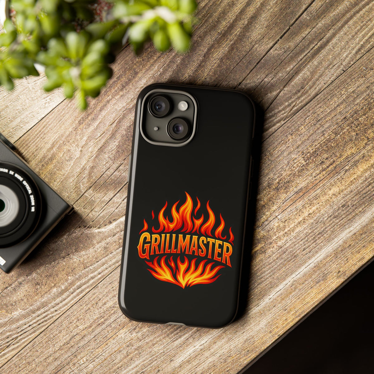 Grillmaster Phone Case — Flame Logo Protective iPhone Cover