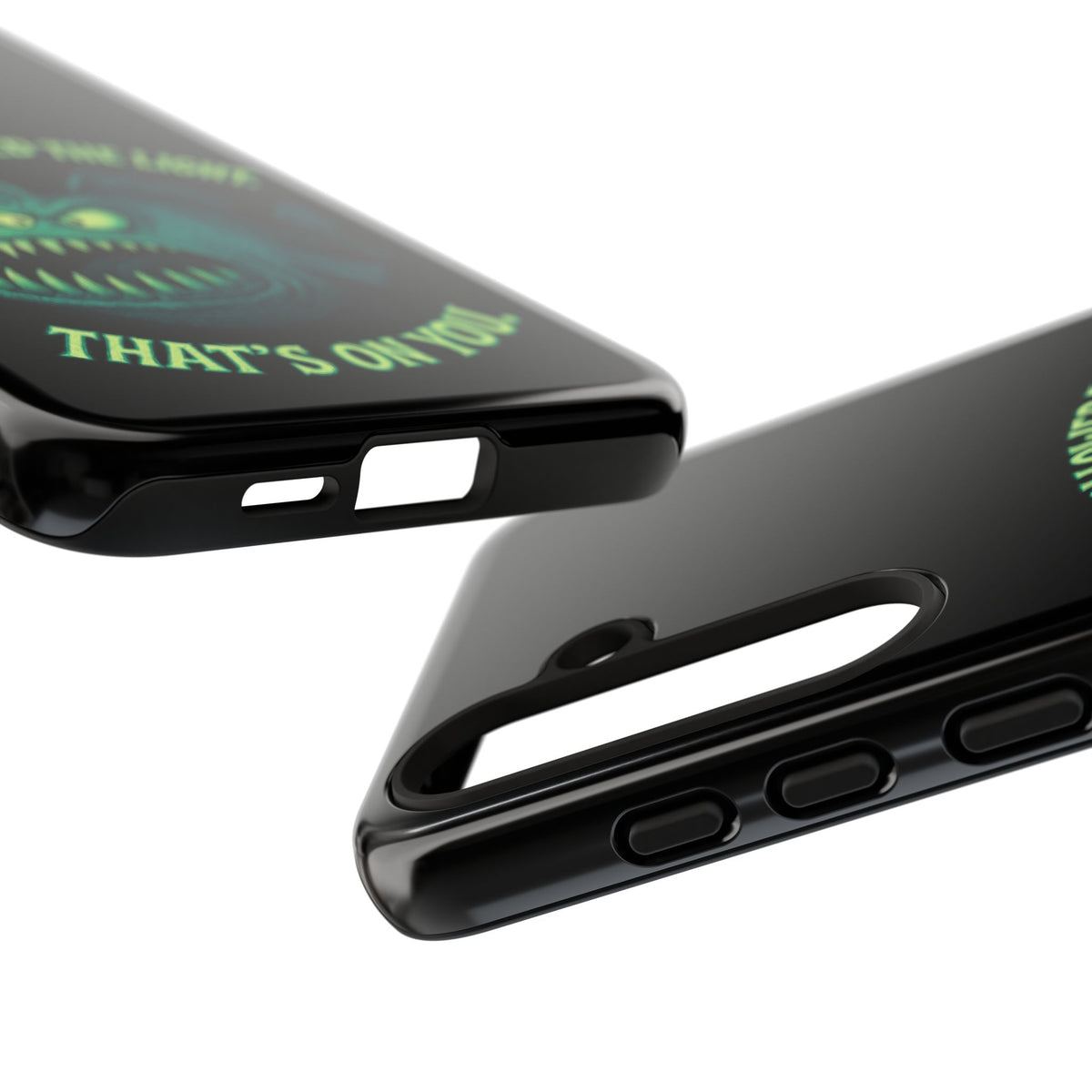 Anglerfish Phone Case – “You Followed The Light, That’s On You” Glow Horror Protective Case