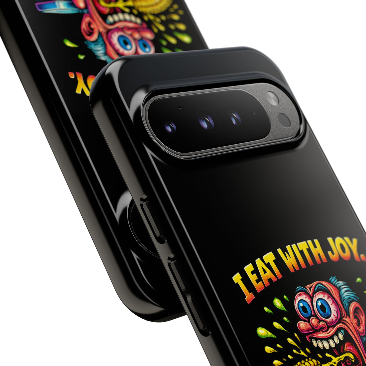 Phone Case — "I Eat With Joy, I Regret With Fury" Graphic