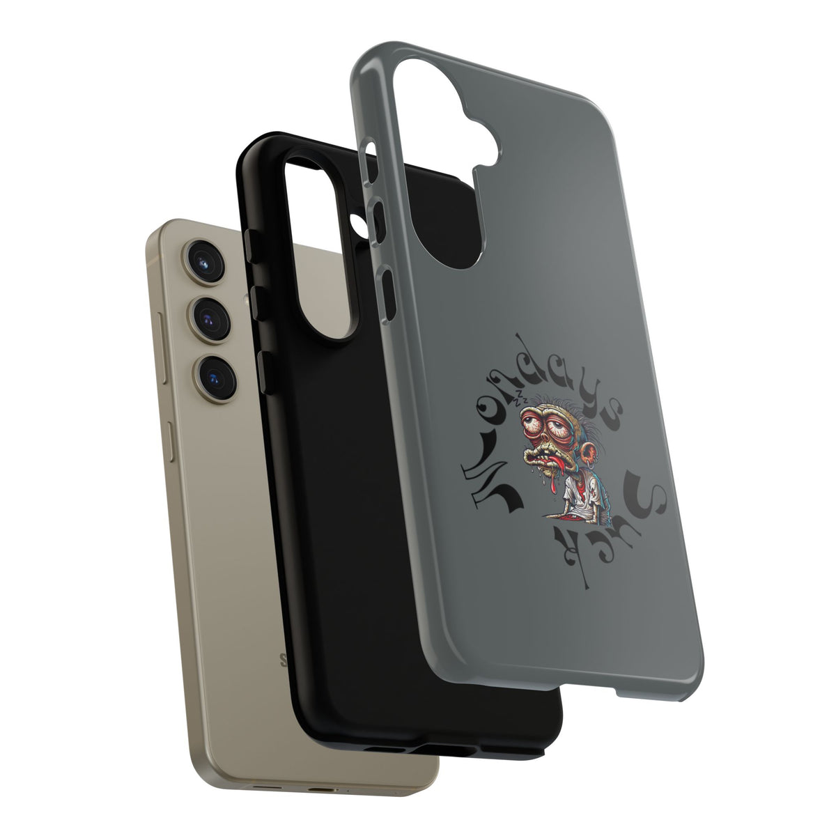 Phone Case — 'Nobody Sucks' Grunge Monster Protective Case