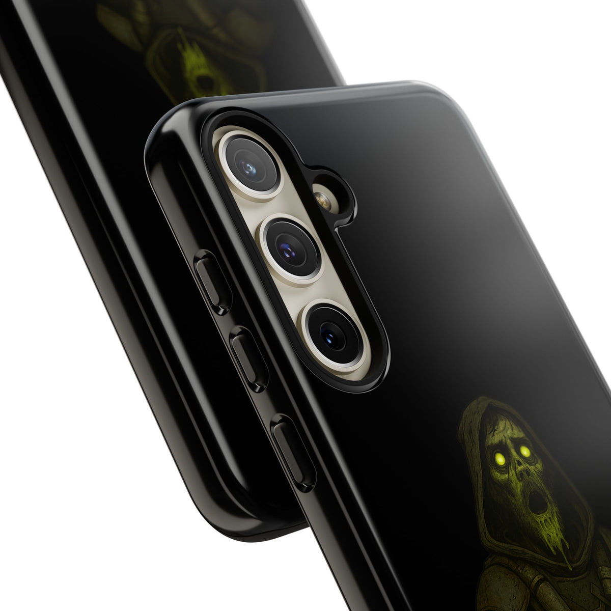 Phone Case — 'Toxic? Nah, Just Prophetically Unpleasant' Neon Grim Reaper Protective Cover