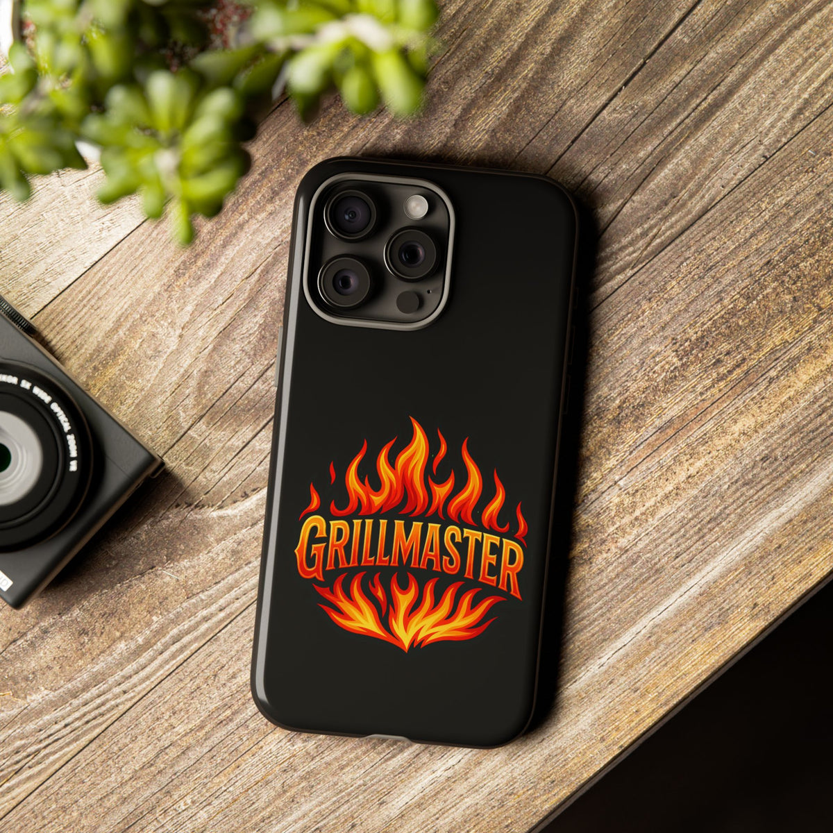 Grillmaster Phone Case — Flame Logo Protective iPhone Cover