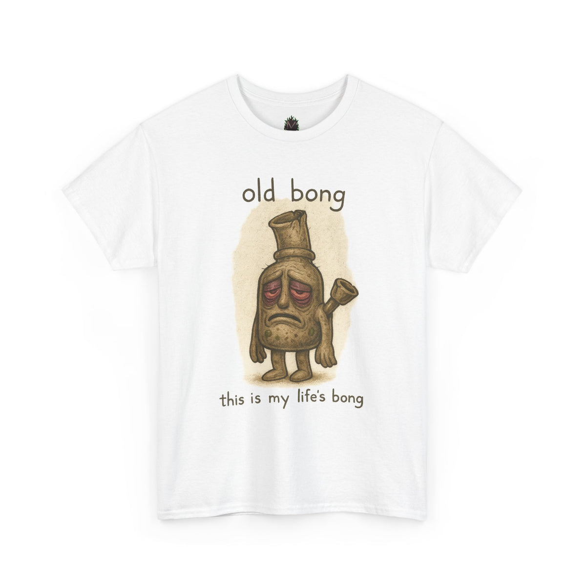 Old Bong illustration T-Shirt | 'this is my life's bong' humorous art