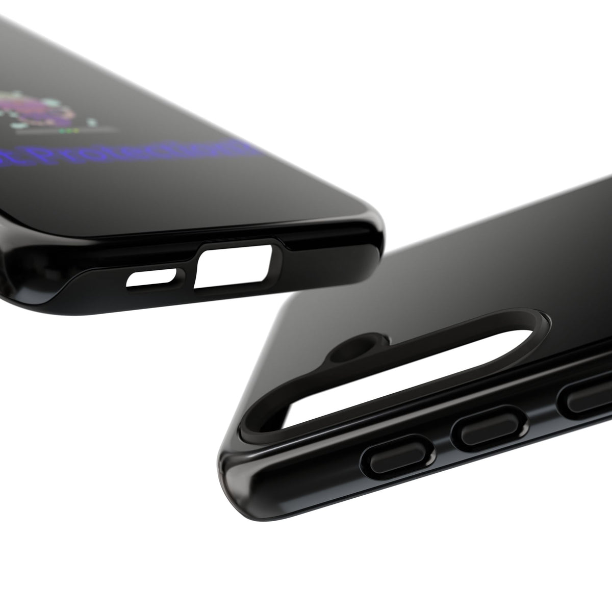 Phone Case — 'Got Protection?' Cute Purple Alien Anti-Shock Protective Cover