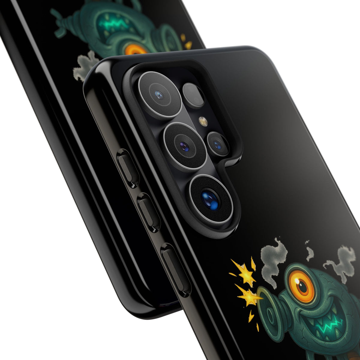 Phone Case — Cute Zombie Blaster Design with "I See You... And Now You're Toast"