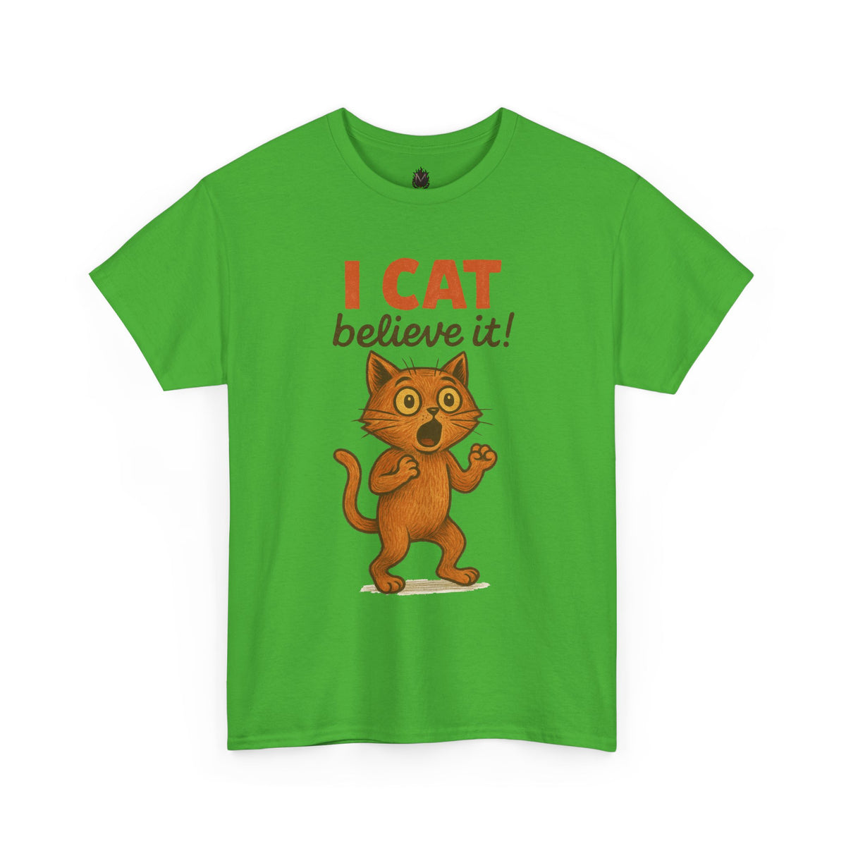 I CAT Believe It! – Funny Cartoon Cat Pun T-Shirt