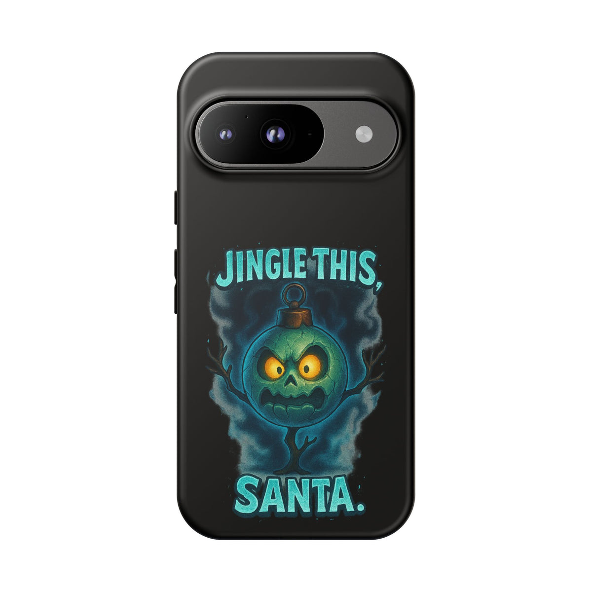 Phone Case - 'Jingle This, Santa' Spooky Holiday Protective Case
