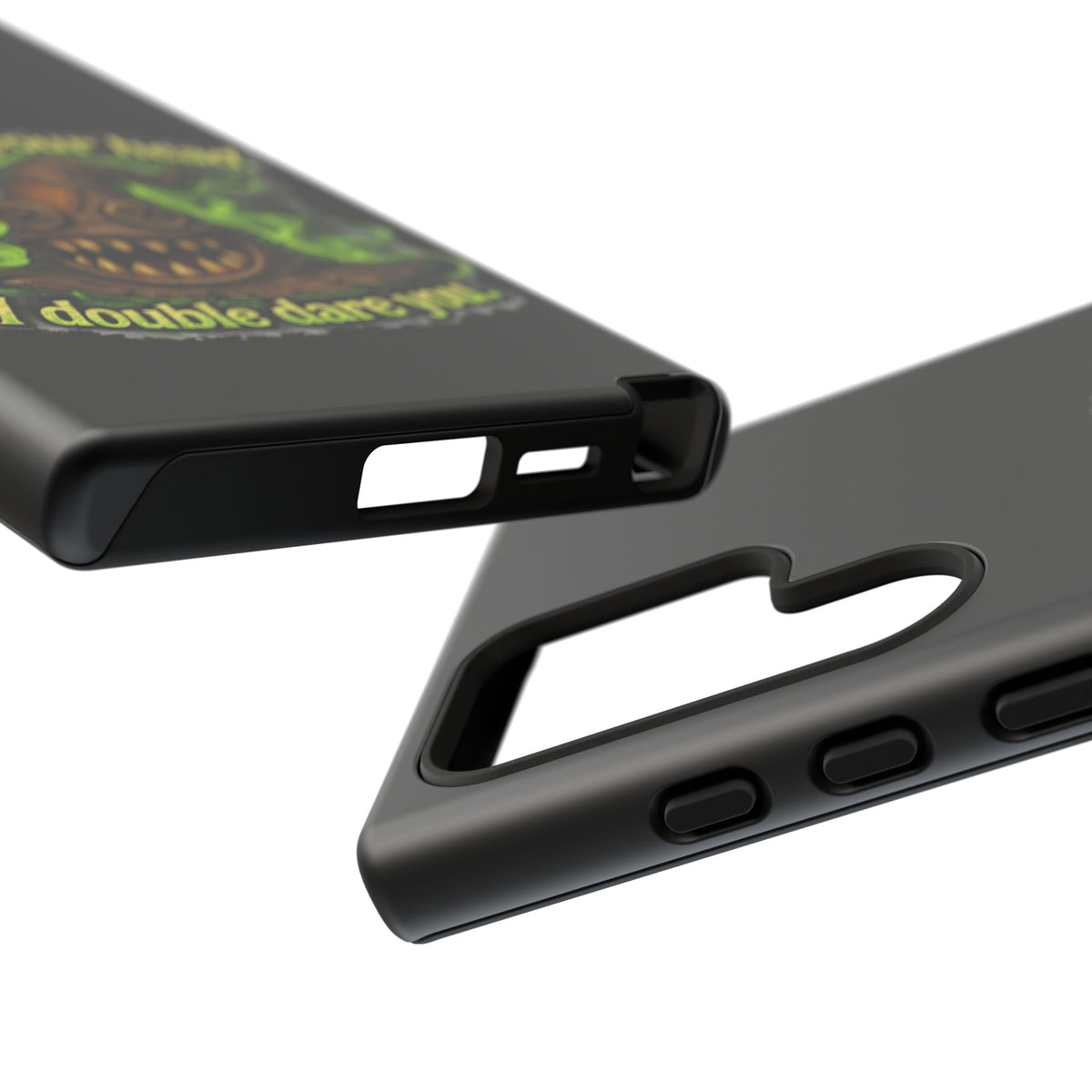 Phone Case — 'Put Me On Your Head, I Double Dare You' Witch Hat Horror Design