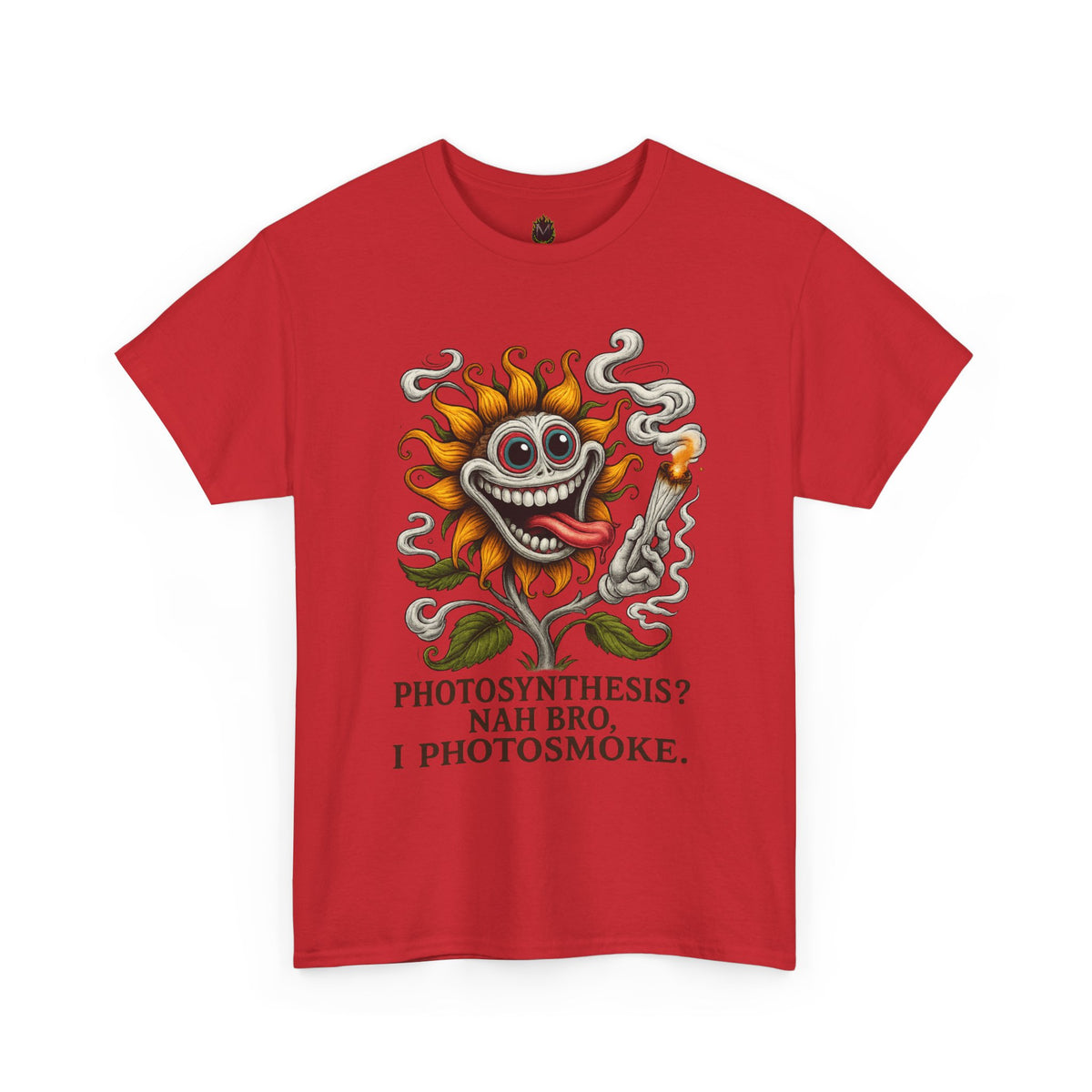 Photosmoke Sunflower – “I Photosmoke” Funny Stoner Plant T-Shirt