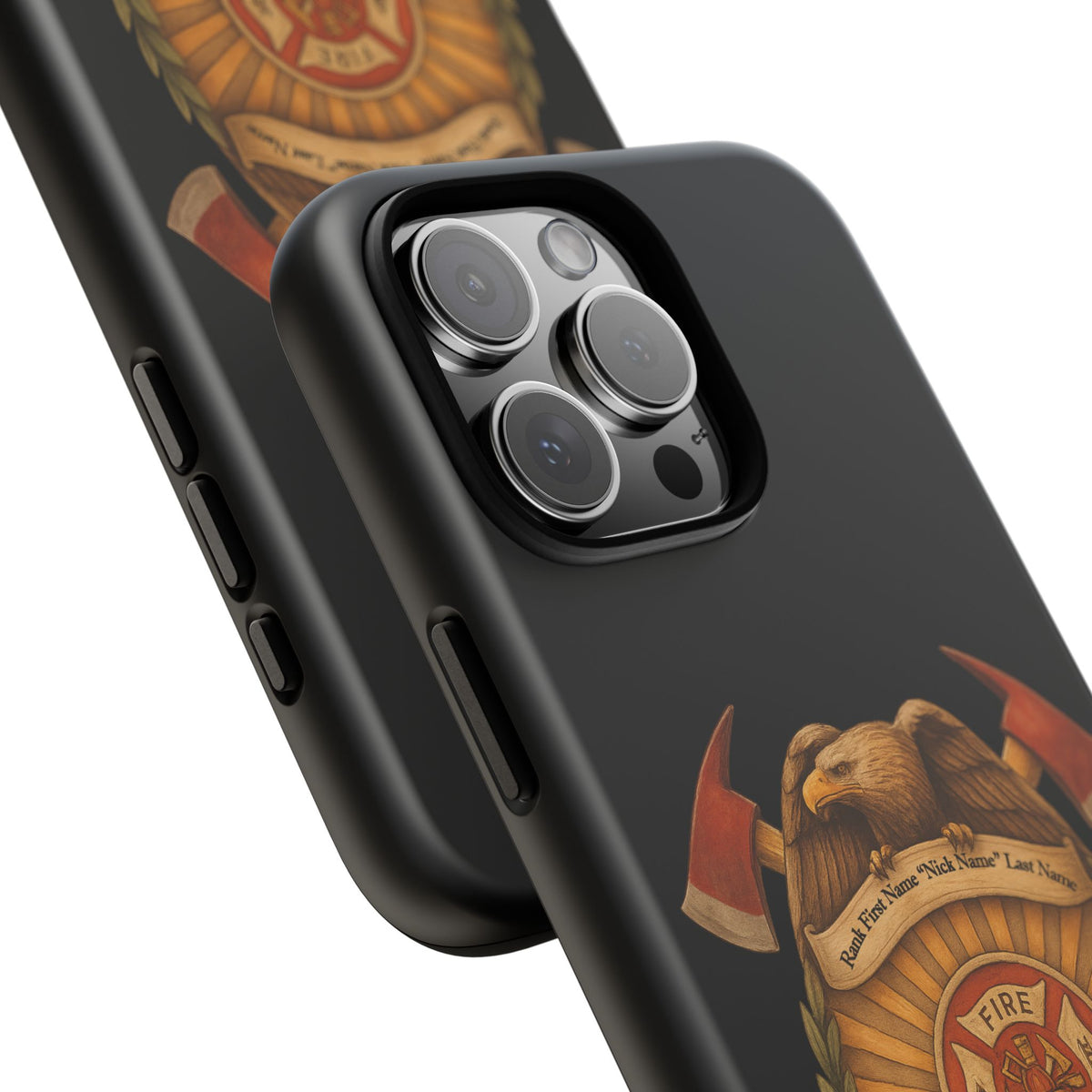 Firefighter Badge Phone Case — Tough Cases Customizable Emblem Design
