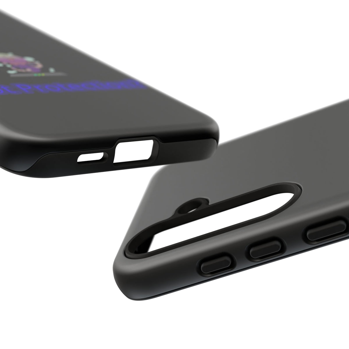 Phone Case — 'Got Protection?' Cute Purple Alien Anti-Shock Protective Cover