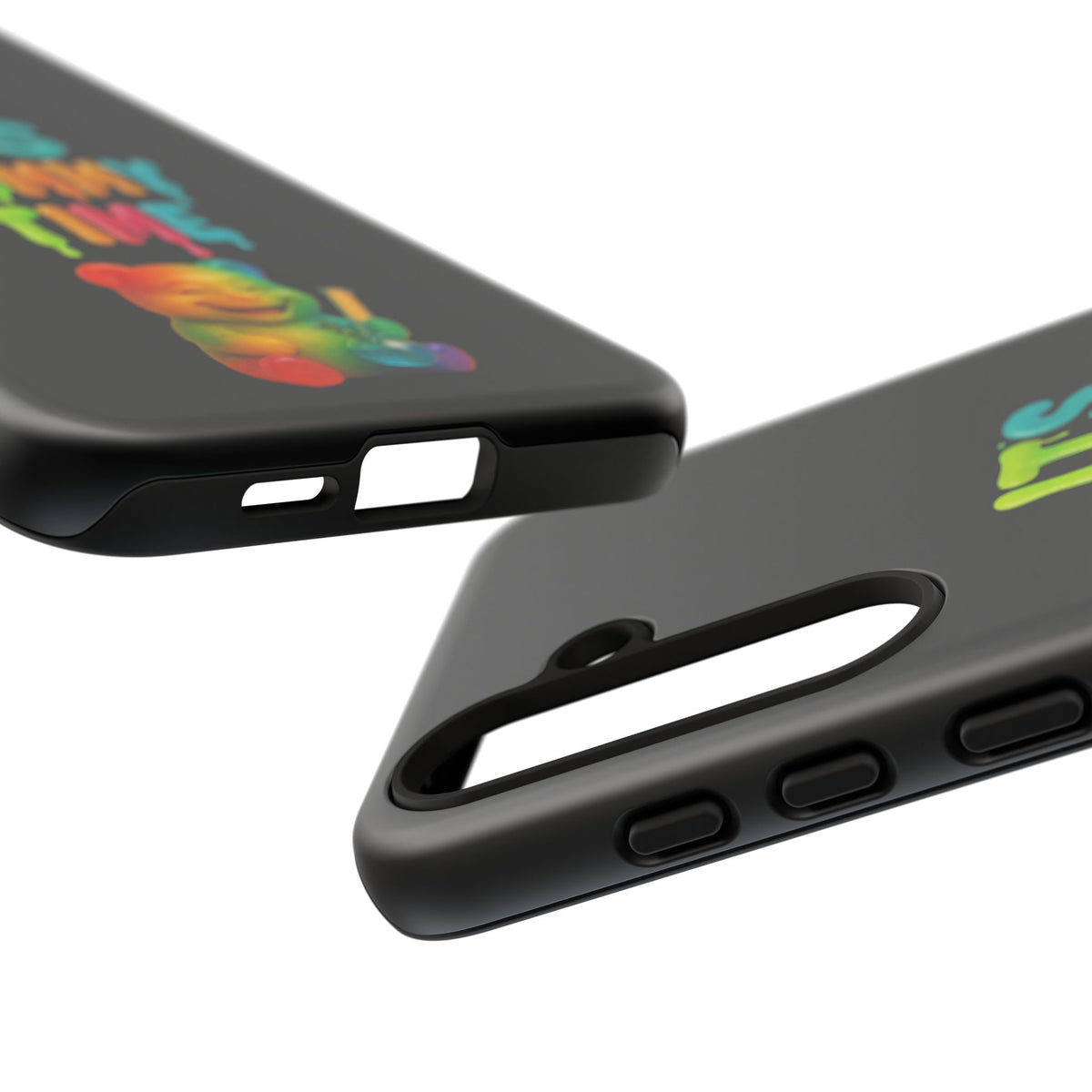 Phone Case — "It's Gummy Time" Rainbow Gummy Bear Protective Cover